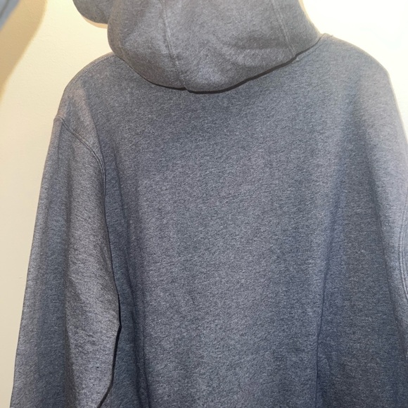 Nike Gray Sweatshirt Hoodie with Iconic Swoosh - Picture 6 of 6